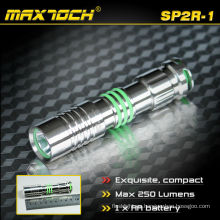 Maxtoch SP2R-1 Max 250 lúmenes IPX7 acero inoxidable LED Mini portátil pequeño